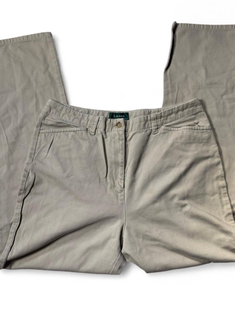 Lauren Ralph Lauren woman’s Khaki cotton pants